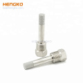 Hengko fritté 0,5 2 micron 316 Métalle en acier inoxydable Micro Air Sparger Fine Bubble Diffuseur